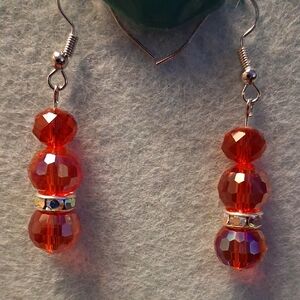 IRIDECENT RUBY EARRINGS